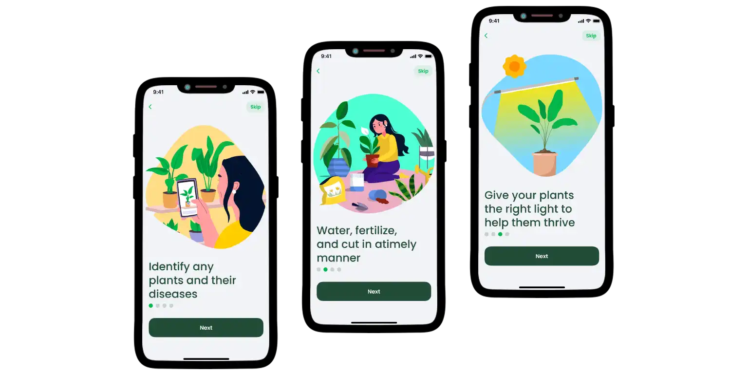 The AI Plant Finder app promo photo.
